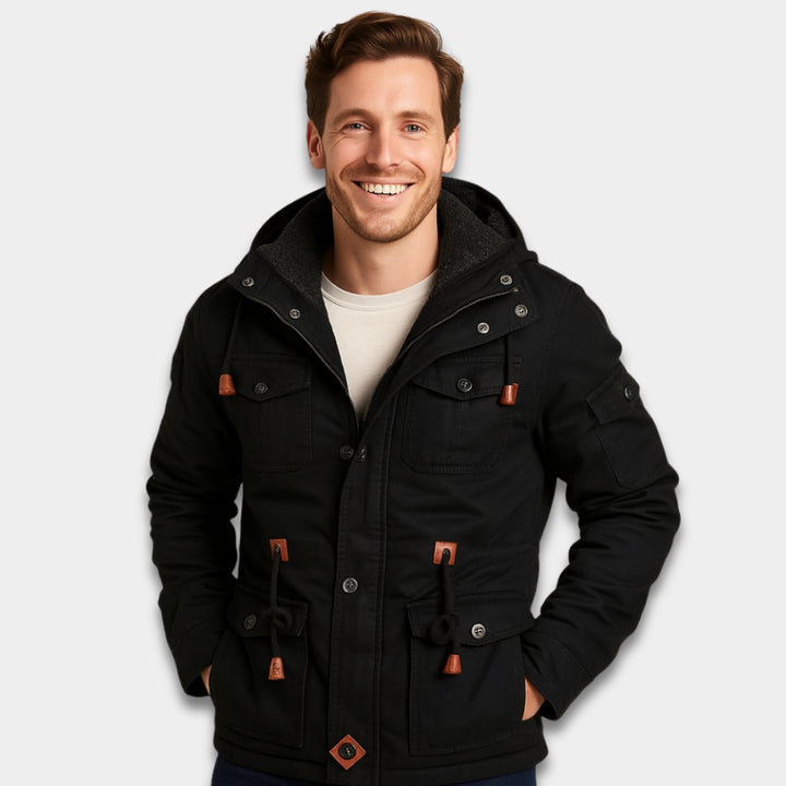 Men’s Hooded Cargo Jacket
