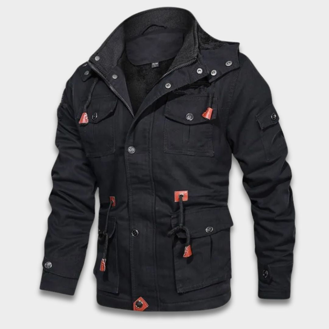 Men’s Hooded Cargo Jacket