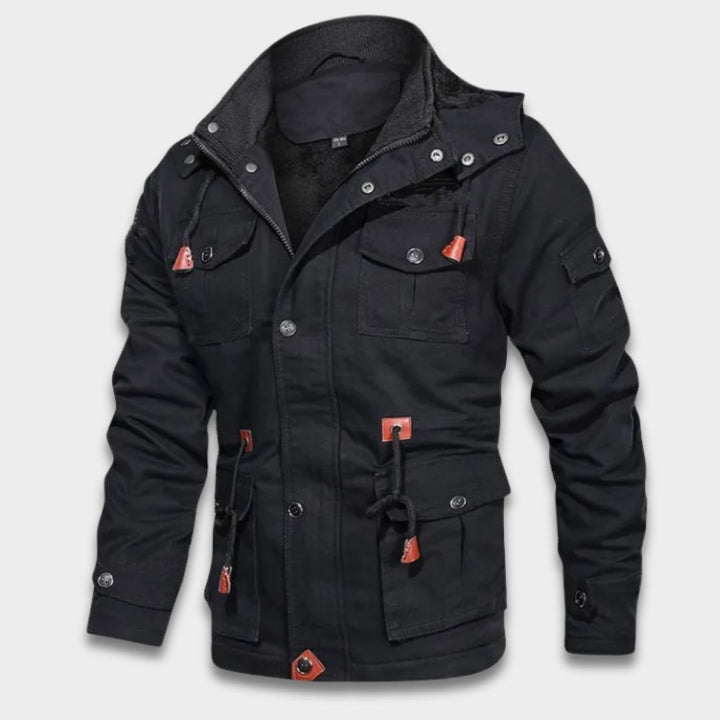 Men’s Hooded Cargo Jacket