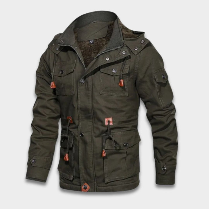 Men’s Hooded Cargo Jacket
