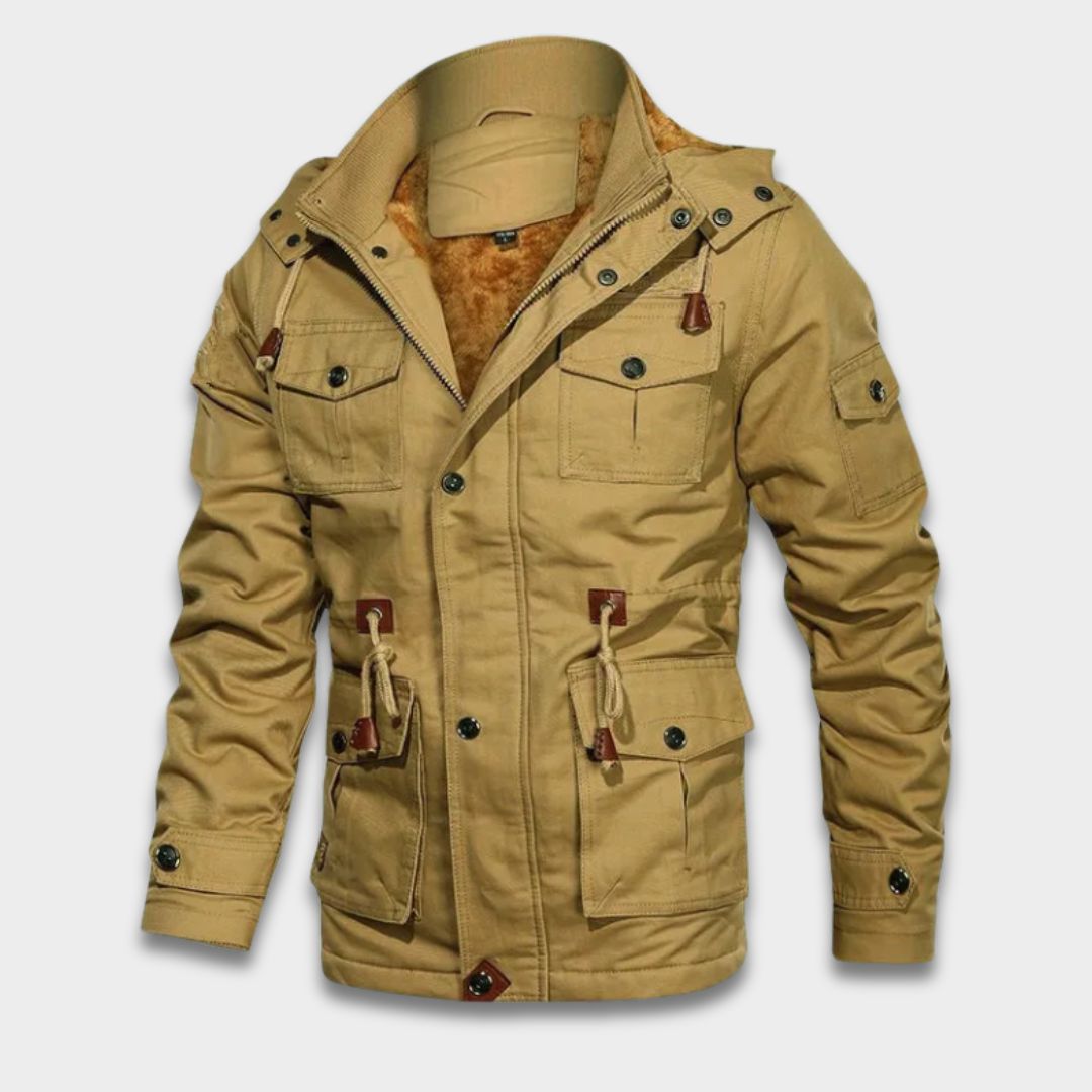 Men’s Hooded Cargo Jacket