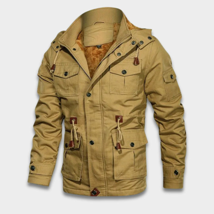 Men’s Hooded Cargo Jacket