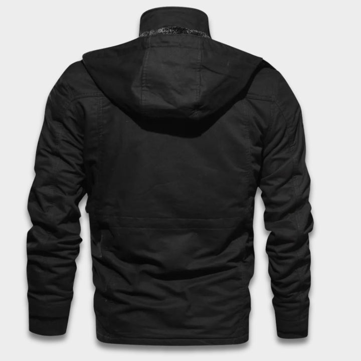 Men’s Hooded Cargo Jacket